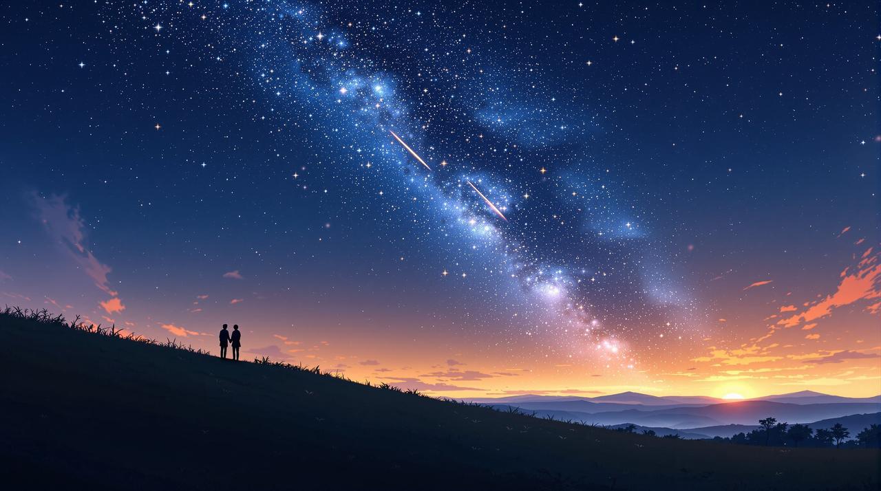 新新漫画网 - 新海诚动画中的「星空」意象:从《你的名字。》到新新漫画网的宇宙美学 新新漫画网 - 新海诚动画中的「星空」意象:从《你的名字。》到新新漫画网的宇宙美学